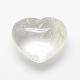 Piedra de palma de corazón de cristal de cuarzo natural DJEW-P007-05B-3