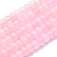 Chapelets de perles en quartz rose naturel G-E507-05A-1