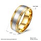 Men's Titanium Steel Finger Rings RJEW-BB27589-A-9-6