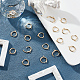 arricraft 20 Pcs Real 14K Gold Plated Lever Back Earrings Huggie Hoops FIND-AR0002-22-5