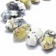 Blanc naturel opale africain perles brins G-F715-037-3