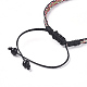 Unisex Adjustable Braided Bead Bracelets BJEW-J181-05A-4