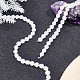 Arricraft 2 brins de perles d'agate blanche naturelle G-AR0005-43B-3