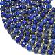 Gefärbt natürliche Lapislazuli Perlen Stränge&nbsp;G-K389-E63-01-3