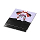 ハロウィーンの漫画の厚紙のキャンディーボックス  シルクリボン付き  三角蛇ギフトボックス  ハロウィンパーティー用品に  ライラック  9.4x8.4x8cm CON-G017-01B-5