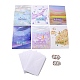 Papier rectangle cartes de vœux DIY-C025-04-1