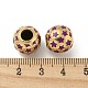 Brass Enamel European Beads FIND-E044-15G-01-3