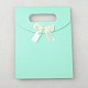 Bolsas de regalo de papel con diseño bowknot de la cinta CARB-BP024-02-2