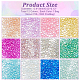 Ph pandahall 8640 pièces perles à bulles en résine GLAA-PH0002-53-2