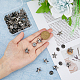 SUPERFINDINGS 24Pcs Alloy Star Lapel Pin Brooches JEWB-FH0001-37B-3