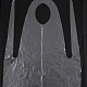 Пластиковый многофункциональный одноразовый фартук водонепроницаемый фартук AJEW-WH0098-03-2