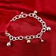 Fashion Alloy Chain Bell Charm Bracelets BJEW-BB00266-5