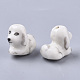 Handmade Porcelain Puppy Beads PORC-N004-78A-2