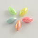 AB Color Plated Rice Acrylic Beads SACR-Q106-09-1