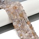 Chapelets de perles veines de dragon en agate naturelle&nbsp;G-G177-E15-01-1