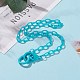 Personalized ABS Plastic Cable Chain Necklaces NJEW-JN03310-08-5