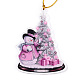 Weihnachtsbaumanhänger aus Acryl HJEW-Q010-01E-2