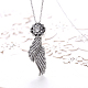 925 Sterling Silver Pendant Necklaces NJEW-BB18236-4
