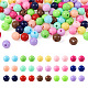 300Pcs 15 Colors Opaque Acrylic Beads SACR-TA0001-13-2