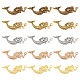 Globleland 20 pièces 5 couleurs océan thème classique breloques de sirène pendentifs en alliage de zine gros pendentifs style grec ancien ornement de sirène fournitures d'artisanat accessoires pour bricolage bracelet collier fabrication de bijoux FIND-GL0001-27-1