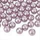 Pearlized Glass Pearl Round Beads HY-PH0001-8mm-046-2
