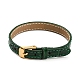Leather Textured Watch Bands AJEW-K232-01G-04-1