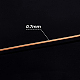 ジュエリー製作用丸銅線  赤銅鉱  0.7mm  21ゲージ  約65.61フィート（20m）/ロール CWIR-BC0004-0.7mm-02-4