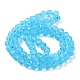 Electroplate Transparent Glass Beads Strands EGLA-I018-FA06-2