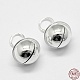 925 Sterling Silver Bell Charms STER-G013-21S-1