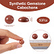 Synthetic Goldstone Cabochons G-R416-12mm-47-3