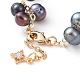 Kultivierte Süßwasserperlen Perlen Armbänder BJEW-JB04819-02-3