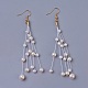 Perlen Quaste Ohrringe EJEW-L218-21G-2