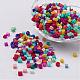 Cube Opaque Colours Glass Seed Beads SEED-R026-A19-1