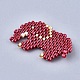 Handmade Seed Beads Pendants SEED-I012-53B-2