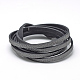 Flat Single Face Imitation Leather Cords LC-T002-03-2