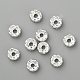 Brass Rhinestone Spacer Beads X-RB-A006-6MM-S-2