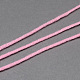 ブレンドされた編み糸  パールピンク  2mm  約47グラム/ロール  5のロール/バンドル  10のバンドル/袋 YCOR-R019-38-2