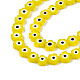 Chapelets de perles vernissées manuelles LAMP-N023-002C-09-2