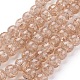 Crackle Glass Beads Strands X-CCG-Q001-10mm-07-2
