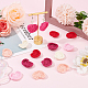 FINGERINSPIRE 18 Pcs Love Heart Crochet Appliques Heart Shaped Cotton Crochet Patches Assorted Colors Heart Handmade Cloth Patch Ornament Accessories for Clothing Repair DIY Sewing Craft Decoration AJEW-FG0002-47-4