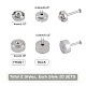 304 Stainless Steel Lapel Pin Backs STAS-UN0007-89P-2