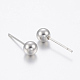 304 Stainless Steel Stud Earrings STAS-K181-10-03P-2