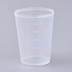 50mlポリプロピレン(pp)計量カップ  目盛り付きカップ  透明  4.2x5.7cm  容量：50ml（1.69液量オンス） TOOL-WH0021-48-1
