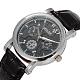 High Quality Stainless Steel Leather Diamond-studded Quartz Wrist Watch WACH-N008-14D-3