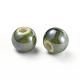 Perles en porcelaine manuelles PORC-D001-14mm-11-2