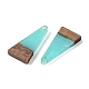 Pendentifs en résine & en bois&nbsp;WOOD-F015-03C-2