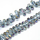 Chapelets de perles en verre électroplaqué EGLA-S139A-01-1