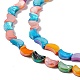 Eau douce naturelle de coquillage perles brins SHEL-F003-04-4