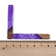 Большие подвески из смолы и дерева WOOD-F015-02E-3
