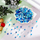 Arricraft 600 pz 24 perle di vetro blu colore DIY-PH0008-25-5